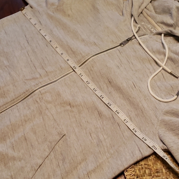 Everlane Gray French Terry Full Zip Hoodie Sz S - Picture 4 of 8
